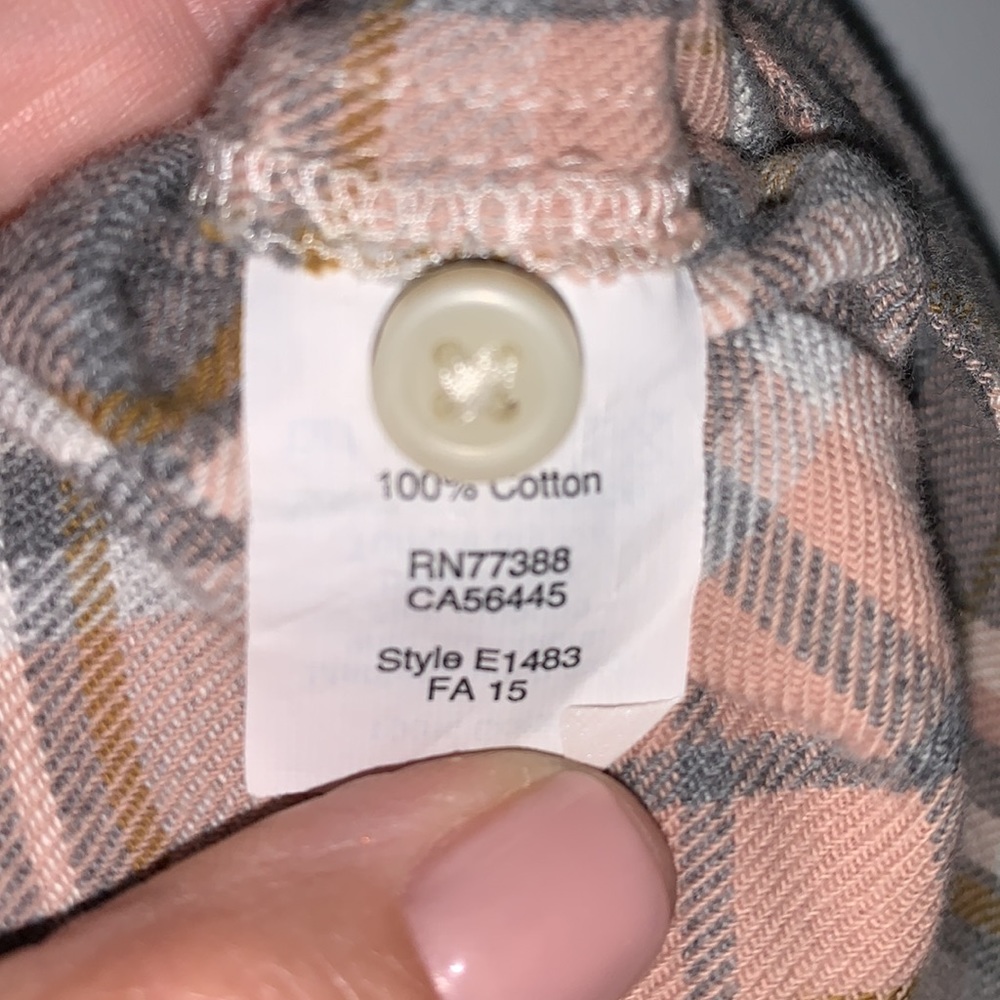 MADEWELL flannel button down - Picture 5 of 8
